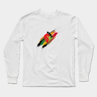 Juneteenth Colors Long Sleeve T-Shirt